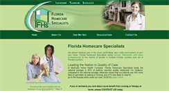 Desktop Screenshot of floridahomecarespecialists.com